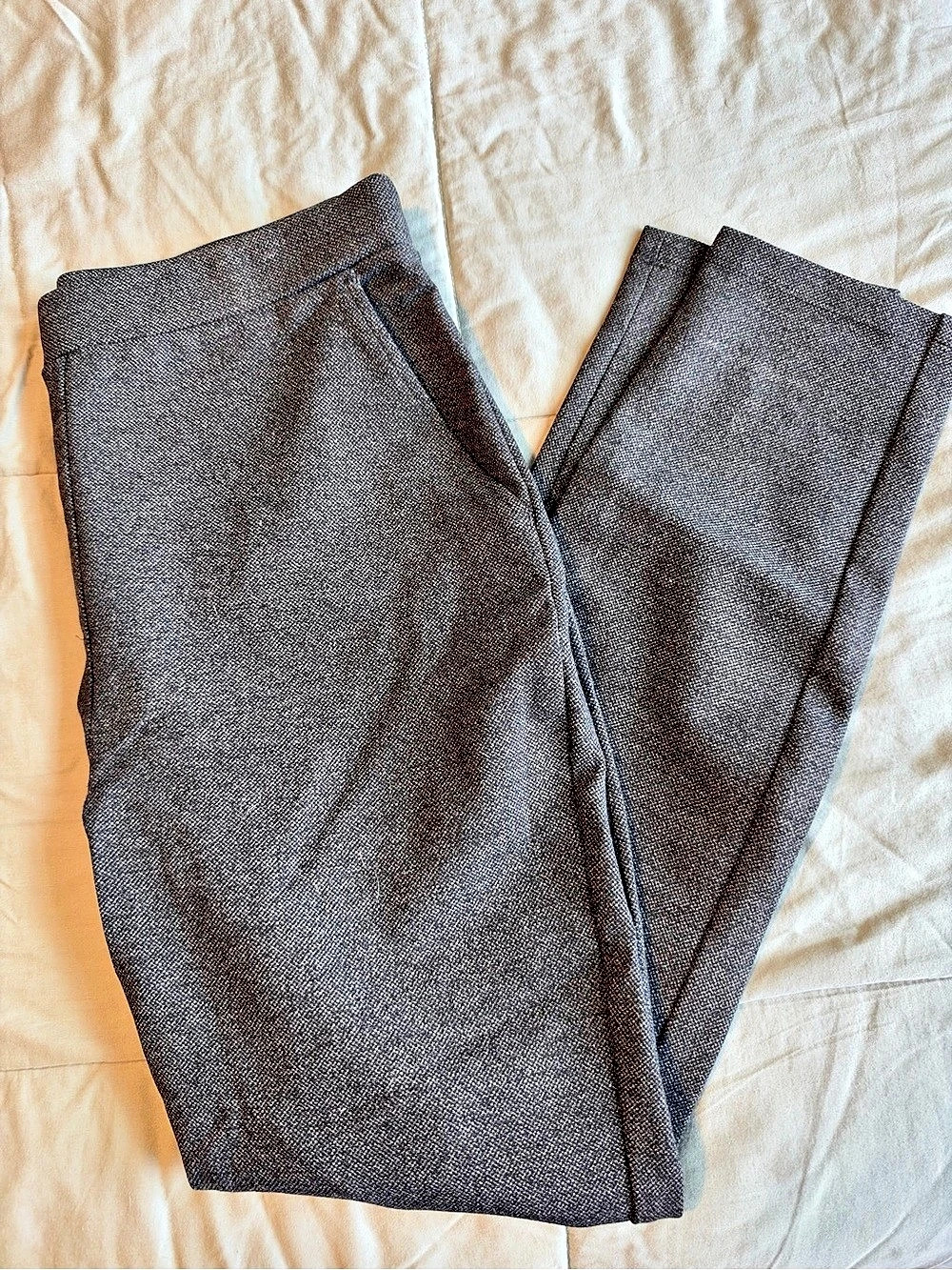 EXPRESS- Stretch Mid Rise Pull-Up Skinny Dress Pants